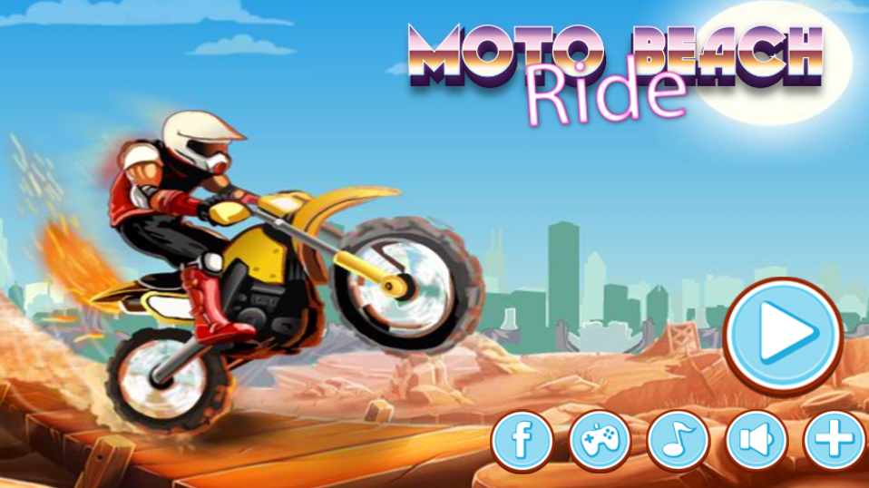 Moto Beach Ride gameplay screenshot